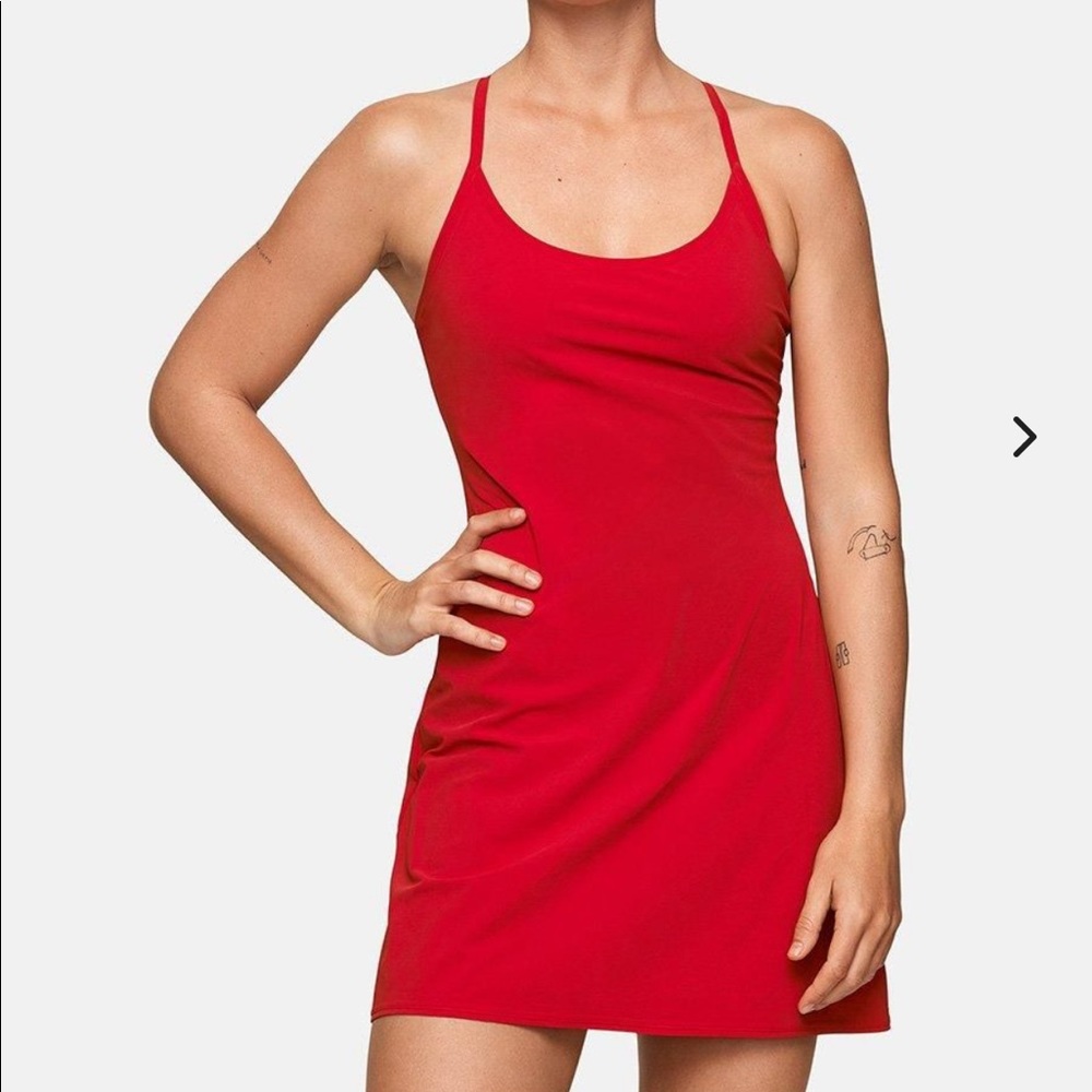 Outside voices red dress